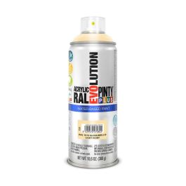 Pinty Plus Pintura Acrílica en Spray Evolution Water-Based 520cc RAL 1015 Marfil Claro - Sin Olor, Multimaterial