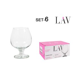 Lav Set 6 Copas Coñac 390Cc Misket (4 Cajas) Precio: 34.59000017. SKU: B18FQH5ENK