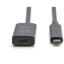 Digitus DN-300908 Cable de Extensión USB-C a USB-C 3.2 Gen 2 10 Gbps 5 Metros Negro