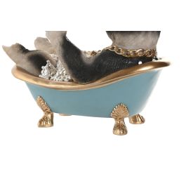 DKD Home Decor Figura de Resina Multicolor/Negro 14.5 x 15.5 x 20 cm (3 Unidades)