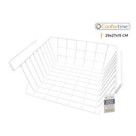 Cesta para estante de cocina 29x27x15 cm blanca - Confortime (12 Unidades) Precio: 35.50000003. SKU: B174T5WHW2