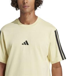 Camiseta de Manga Corta Hombre Adidas 3stripes Beige L