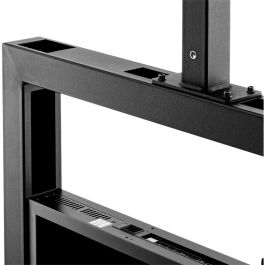Hagor OM46N-D Soporte de Techo para Pantalla 46" Máx. 35 kg con Ajuste de Altura e Inclinación, Gestión de Cables, Negro