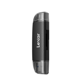 Lexar Dual Slot Usb-A/C Microsd Card Usb 3.1 Reader, Supports Microsd And Sd Cards Lexar Dual Slot Usb-A/C Microsd Card Usb 3.1 Reader, Supports Microsd And Sd Cards