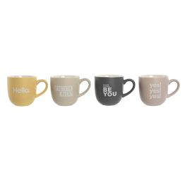 Mug Scandi DKD Home Decor Rosa Amarillo 9 x 9.4 x 13 cm Set de 4 Precio: 14.49999991. SKU: B18854F523