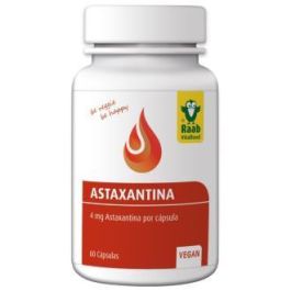 RAAB VITALFOOD Alga Haematococcus pluvialis Astaxantina 4mg, 60 Cápsulas Veganas Precio: 23.7900003. SKU: B18RD7AJJS