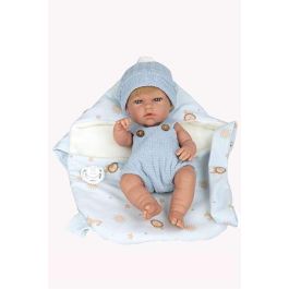 Muñeca elegance 30 cm natal azul c/portabebe (cuerpo vinyl, sexo niño) Muñeca elegance 30 cm natal azul c/portabebe (cuerpo vinyl, sexo niño)