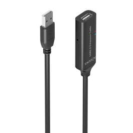 Cable Alargador USB 2.0 Aisens A101-0915/ USB Macho - USB Hembra/ 10m/ Negro Precio: 13.50000025. SKU: B1G66LC4DE
