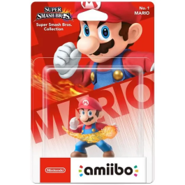 Nintendo Figura Amiibo Mario N°1 Colección Super Smash Bros. Precio: 29.49999965. SKU: B193HSJ252