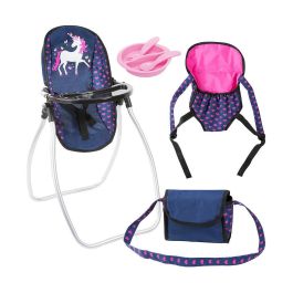 Set cuidados muñeca bebé set 9 en 1 azul marino Precio: 41.94999941. SKU: S2425153