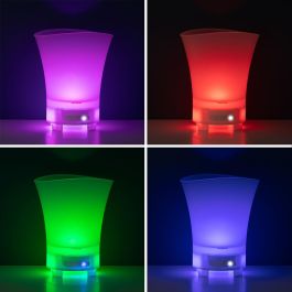 Cubitera LED con Altavoz Recargable Sonice InnovaGoods Cubitera LED con Altavoz Recargable Sonice InnovaGoods