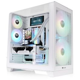 Thermaltake View 390 Air Snow White, Midi Tower PC Gaming, Vidrio Templado, ATX, Micro ATX, Mini-ITX