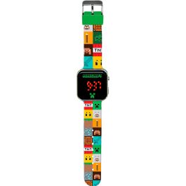 Kids Licensing Min4272 Reloj LED digital Minecraft para niños +3 años, con funciones de hora 12h, fecha completa y batería Precio: 12.68999963. SKU: B1J6GFAYQT