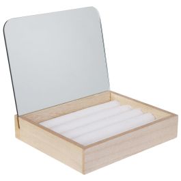 Home Deco Factory Joyero Anillos con Espejo Natural 15x13 cm Precio: 4.49999968. SKU: B18C43S4RQ