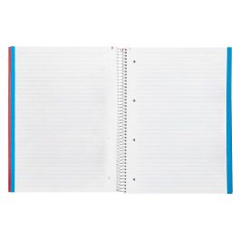 Cuaderno Espiral Liderpapel A4 Micro Jolly Tapa Forrada 140H 75 gr Horizontal 5 Bandas4 Taladros Colores Surtidos