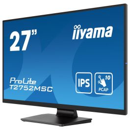 iiyama ProLite T2752MSC-B1 Monitor Táctil 27" FHD IPS 1920x1080 Negro 5ms 60Hz HDMI DP USB Altavoces