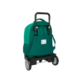 Safta Mochila Compact Evolution Real Betis con Ruedas Resistente al Agua 450x330x220 mm