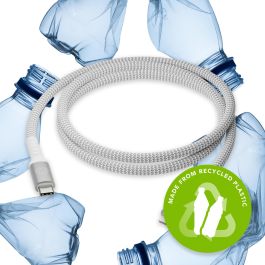 dbramante 1928 CB12CLGR7117 Cable USB-C a Lightning 1.2m Blanco Macho a Macho