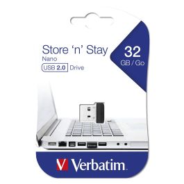 Verbatim Store'n'Stay Nano USB 2.0 32GB Negro