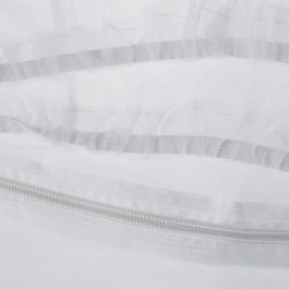 Domiva Mosquitera Funda Adaptable para Cunas 60x120 y 70x140 cm, 100% Poliéster, Cremallera que Brilla en la Oscuridad, Blanco