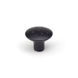 Rei Pomos Redondos para Mueble Zamak Negro Mate Mod. E744G Ø35mm (2 Unidades) Precio: 6.95000042. SKU: S7912539