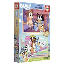 Educa Puzzle de Madera 2x25 Piezas Bluey