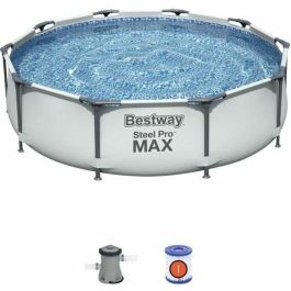 BESTWAY Steel Pro Max Tubular Piscina Sobre Suelo 305x76 cm 1249 L/H Depuradora de Cartucho Precio: 136.59000058. SKU: B152KCBWG9