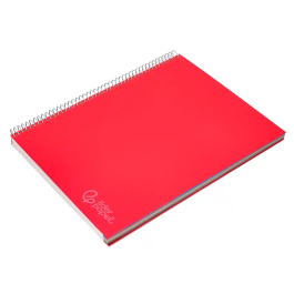 Liderpapel Jolly Cuaderno espiral A4 Multidisciplina, Tapa Forrada, 140 Hojas 75gr