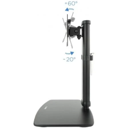 TooQ Soporte Sobremesa Monitor DB1127TN-B Giratorio Inclinable Pantallas 17-27 Pulgadas hasta 6kg Negro