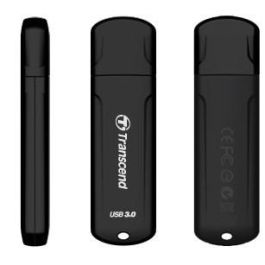 Transcend JetFlash 750 STICK USB 3.1 16GB negro (MLC)