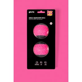 Play and Run Pelota Mega Squeaker M 6.35 cm Rosa-Gris 2 Piezas
