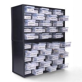 Grafitos Marjal Cajonera para 60 Escobillas de Carbón (240 juegos) con Poster y Muestrario