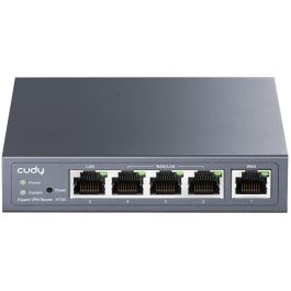 Cudy Router VPN Multi-WAN Gigabit, Puertos Ethernet RJ-45, Soporte IPSec, PPTP, L2TP, OpenVPN, WireGuard, Zerotier, Cortafuegos, Gris Precio: 50.49999977. SKU: B1AQG5XW3Q