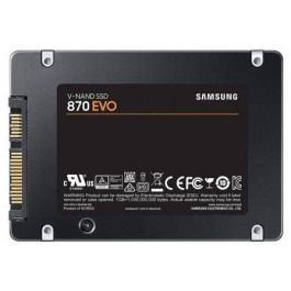 Samsung 870 EVO SSD 1TB 2.5" SATA III 560MB/s 530MB/s Negro MZ-77E1T0B/EU Precio: 131.78999955. SKU: S5609157