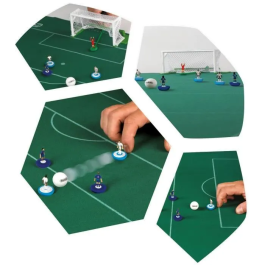 Megableu Subbuteo Olympique de Marsella Juego de Futbolin Idioma Francés Figuras Flexibles Niños 6 Años
