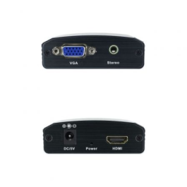 Adaptador VGA a HDMI con Audio NANOCABLE 10.16.2101-BK