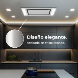Cecotec Campana Convencional Integrable Bolero Flux TIR 908000 Blanco Cristal 90cm A++