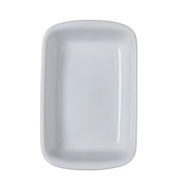 Fuente para Horno Pyrex Supreme Blanco Cerámica Vidrio templado Rectangular 30,2 x 20 x 7,4 cm (6 Unidades)