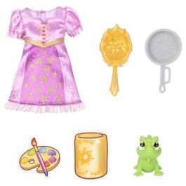 JAKKS PACIFIC Muñeca Rapunzel Disney articulada de 15cm con accesorios