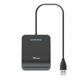 Trust Lector de Tarjetas Externo USB 2.0 Negro, Compatible con DNIe y Smartcards, Cumple con FIPS 201, TAA e ISO 7816 Trust Lector de Tarjetas Externo USB 2.0 Negro, Compatible con DNIe y Smartcards, Cumple con FIPS 201, TAA e ISO 7816