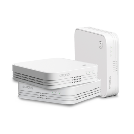 Strong WI-FI MESH HOME TRIO PACK 1200 - Sistema Wi-Fi Mesh Doble Banda (2.4 GHz / 5 GHz) Wi-Fi 5 (802.11ac) para hasta 450 m², Color Blanco, 3 Unidades Precio: 92.50000001. SKU: B13MM5GBAR