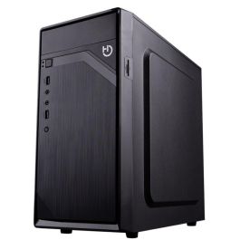 HIDITEC Q2 PRO PSU Mini Tower Negro Compatible con Micro ATX y Mini-ITX Fuente de Alimentación Incluida
