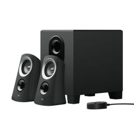 Logitech 980-000413 Conjunto de Altavoces 2.1 Canales, 25W RMS, Subwoofer, para PC, Color Negro