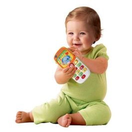 Teléfono pequephone con luces, sonidos, 8 melodías y 2 canciones (bilingüe) 14,8x10,6x7,5 cm Teléfono pequephone con luces, sonidos, 8 melodías y 2 canciones (bilingüe) 14,8x10,6x7,5 cm