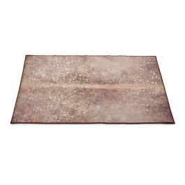 Giftdecor Alfombra Marrón 133x190 cm con Manchas Doradas (9 Unidades)