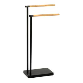 Andrea House Toallero de pie moderno de metal negro 30x20x78 cm ba72130 Precio: 40.88999948. SKU: B1DLYGFDE4