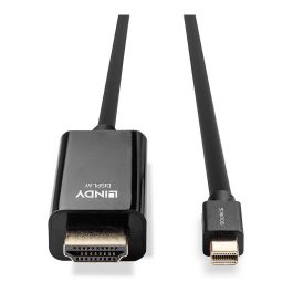 LINDY 36927 Mini DisplayPort a HDMI Cable 4K30 Pasivo 2m Macho a Macho para Video 3840x2160