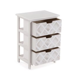 Cajonera 3 Cajones Eco VERSA 29x58 cm - Madera MDF y Paulownia Cajonera 3 Cajones Eco VERSA 29x58 cm - Madera MDF y Paulownia