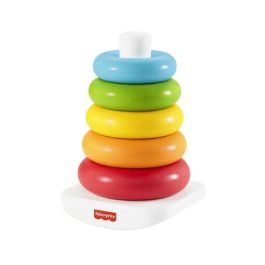 Fisher-Price Pirámide Balanceante Ecológica con 5 Aros para Bebés a partir de 4 Meses