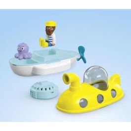 Playmobil 71440 Set de Baño Submarino Junior Tinti, 3 Pastillas de Colores que tiñen el Agua para Niños +12 meses
